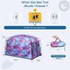 imageBed TentPortable Privacy Sleeping Bed CanopyBlackout 90 Drapes for Kids and AdultIndoor Space Tent with Breathable Large Mesh WindowsUnicorn