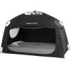 imageIndoor Instant Privacy Bed Tent for SleepingQuick Setup Bed CanopiesPortable Bed Drapes with Large Space and 3 Doors Starry TwinBlack