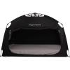 imageIndoor Instant Privacy Bed Tent for SleepingQuick Setup Bed CanopiesPortable Bed Drapes with Large Space and 3 Doors Starry TwinBlack