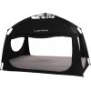 imageIndoor Instant Privacy Bed Tent for SleepingQuick Setup Bed CanopiesPortable Bed Drapes with Large Space and 3 Doors Starry TwinBlack