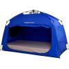 imageIndoor Instant Privacy Bed Tent for SleepingQuick Setup Bed CanopiesPortable Bed Drapes with Large Space and 3 Doors Starry TwinBlue