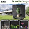 imageLarge Tunnel 82x4 Sunshade Cloth Gardening NetEasy Set up 4FT Tall Crops Shade Cover UV Resistant Plant 80 Sunblock Net for VegetablesFruits and Mini Flower Pot with Stakes and Carry4X4X574FT