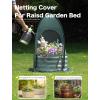 imagePop up Gardening Net Cover36x36x39 inch Pack of 2Pest Guard Cover for Vegetables Fruits Durable Plant Gardening Net PopUp Chicken Pen for Small Animals Outdoor Run and Pet Enclosure295x295x394 inches