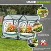 imagePoray Large 82x4FT Plant Netting Cover Pop up Tunnel Crop Cage Gardening NetPest Guard Cover for Vegetables ampampFruitsDurable Gardening Net for Plant and AnimalSmall 525x26FT