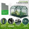 imagePoray Large 82x4FT Plant Netting Cover Pop up Tunnel Crop Cage Gardening NetPest Guard Cover for Vegetables ampampFruitsDurable Gardening Net for Plant and AnimalSmall 525x26FT