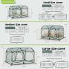 imagePoray Large 82x4FT Plant Netting Cover Pop up Tunnel Crop Cage Gardening NetPest Guard Cover for Vegetables ampampFruitsDurable Gardening Net for Plant and AnimalSmall 525x26FT