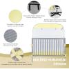 imagePorayhut Portable Baby Crib Net Safety Mesh TentPop up Infant Mosquito Net See Through Canopy Netting Cover for BabyampampToddler to Keep Baby from Climbing OutLight khaki