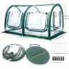 imagePortable Greenhouse for Garden Bed Easy SetUp Gardening Flower House ampamp Plant Sunshine Room with PVC Cover for Protecting Plant from Cold Frost ampamp Birds ampamp Insects788 Long Tunnel Greenhouse
