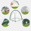 imagePortable Greenhouse for Garden Bed Easy SetUp Gardening Flower House ampamp Plant Sunshine Room with PVC Cover for Protecting Plant from Cold Frost ampamp Birds ampamp Insects3 Pcs Taper Plant Cover