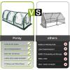 imagePortable Greenhouse for Garden Bed Easy SetUp Gardening Flower House ampamp Plant Sunshine Room with PVC Cover for Protecting Plant from Cold Frost ampamp Birds ampamp Insects118 Long Tunnel Greenhouse