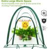 imagePortable Greenhouse for Garden Bed Easy SetUp Gardening Flower House ampamp Plant Sunshine Room with PVC Cover for Protecting Plant from Cold Frost ampamp Birds ampamp Insects3 Pcs Taper Plant Cover