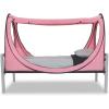 imagePrivacy Pop up Eclipse Bed Tent Bed Drapes Unicorn Galaxy TwinPink