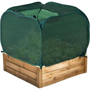 imagePorayhut Pop up Sunshade ClothPack of 1Easy Open Crop Shade Net UV Resisitant Plant 80 Sunblock Net for Plant Mini Flower Pot with Stakes