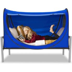 imagePrivacy Pop up Eclipse Bed Tent Bed Drapes Unicorn Galaxy TwinBlue