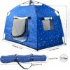imageKids Play TentPortable Playhouse Children House Easy Set up Indoor Outdoor with Carry Bag for KidsLight Strip Design for Night use Space for Children and ParentsBirthday GalaxyStarry Sky