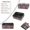 imageMispace Portable Twin Compartment Show House Cat Cage CondoComfy Puppy Home Dog Travel Crate with Carry Bag2 HammocksMats ampamp Collapsible Litter BoxBlack  Orange