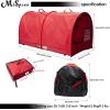 imageMispace Portable Twin Compartment Show House Cat Cage CondoComfy Puppy Home Dog Travel Crate with Carry Bag2 HammocksMats ampamp Collapsible Litter BoxRed