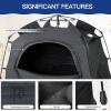 imagePlay TentPortable Playhouse Blackout Sleeping Tent CoverBlocking 95 Light for Kids ampampToddlersIndoor Castle House with Travel Carry Bag ampamp Breathable Mesh WindowsSpace for Children Birthday Gfits