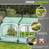 imagePop up Greenhouse Tent Cover Tunnel Plant HouseLarge Gardening Flower Sunshine Room with Mesh WindowsBackyard PE Cover for Cold Frost Protector with Stakes and Rope Guys Large SizeMedium Size