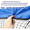 imagePoray Portable Soccer Goal Pop Up Soccer Net for Kids and Adults with 210D Oxford Fabric ampamp Extra StakesBirthday Gift ampamp Fun for Backyard and Soccer TrainingBlue