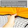 imagePoray Portable Soccer Goal Pop Up Soccer Net for Kids and Adults with 210D Oxford Fabric ampamp Extra StakesBirthday Gift ampamp Fun for Backyard and Soccer TrainingOrange