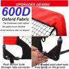 imagePoray Portable Soccer Goal Pop Up Soccer Net for Kids and Adults with 210D Oxford Fabric ampamp Extra StakesBirthday Gift ampamp Fun for Backyard and Soccer TrainingRed  LED Light