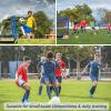 imagePoray Portable Soccer Goal Pop Up Soccer Net for Kids and Adults with 210D Oxford Fabric ampamp Extra StakesBirthday Gift ampamp Fun for Backyard and Soccer TrainingBlue
