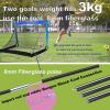 imagePoray Portable Soccer Goal Pop Up Soccer Net for Kids and Adults with 210D Oxford Fabric ampamp Extra StakesBirthday Gift ampamp Fun for Backyard and Soccer TrainingBlue