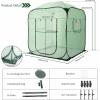imagePorayhut Pop Up Greenhouse Tent with Two Garden Raised BedsPortable XLarge Walkin Flower House for Protecting Plant
