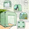 imagePorayhut Pop Up Greenhouse TentPortable XLarge Walkin Flower House Indoor Outdoor Gardening Plant Sunshine Room with PE Mesh Cloth Cover for Protecting Plant from Cold Frost ampamp Birds85 Tall Large greenhouse tent