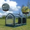 imagePorayhut Pop Up Greenhouse TentPortable XLarge Walkin Flower House Indoor Outdoor Gardening Plant Sunshine Room with PE Mesh Cloth Cover for Protecting Plant from Cold Frost ampamp Birdspop up Tunnel Large Greenhouse Tent