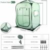 imagePorayhut Pop Up Greenhouse TentPortable XLarge Walkin Flower House Indoor Outdoor Gardening Plant Sunshine Room with PE Mesh Cloth Cover for Protecting Plant from Cold Frost ampamp Birds52 Tall Flower House Tent