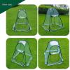 imagePorayhut Pop Up Greenhouse TentPortable XLarge Walkin Flower House Indoor Outdoor Gardening Plant Sunshine Room with PE Mesh Cloth Cover for Protecting Plant from Cold Frost ampamp Birds1 Pcs Pear Shape Plant Cover