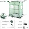 imagePorayhut Pop Up Greenhouse TentPortable XLarge Walkin Flower House Indoor Outdoor Gardening Plant Sunshine Room with PE Mesh Cloth Cover for Protecting Plant from Cold Frost ampamp Birds637 Tall Large Plant tent