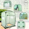 imagePorayhut Pop Up Greenhouse TentPortable XLarge Walkin Flower House Indoor Outdoor Gardening Plant Sunshine Room with PE Mesh Cloth Cover for Protecting Plant from Cold Frost ampamp Birds52 Tall Flower House Tent