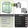 imagePorayhut Pop Up Greenhouse TentPortable XLarge Walkin Flower House Indoor Outdoor Gardening Plant Sunshine Room with PE Mesh Cloth Cover for Protecting Plant from Cold Frost ampamp Birds637 Tall Large Plant tent