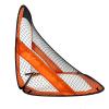 imagePorayhut Pop up Soccer Goal and Ball Sets Portable Soccer Net for TrainingSet of 2 Easy Assembly with Compact Carrying BagGift for Kids with Pump and 8 Stakes4FT Vibrant Orange Goal Set