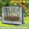 imagePorayhut Portable Greenhouse Cover with Raised Garden BedEasy Setup 724quot X366quot X606quot Gardening Flower House ampamp Plant Sunshine Room for Protecting Plant from Cold Frost Birds ampamp Insects