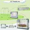 imagePorayhut Portable Greenhouse Cover with Raised Garden BedEasy Setup 724quot X366quot X606quot Gardening Flower House ampamp Plant Sunshine Room for Protecting Plant from Cold Frost Birds ampamp Insects