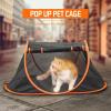 imagePortable Cat Mesh Tent Pet CagePop Up CrateFoldable KennelIndoorOutdoorComfy Puppy HouseWashable Fabric for Small Animals with 2 Cat Toys Carry Bag ampamp 2 Stakes