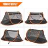 imagePortable Cat Mesh Tent Pet CagePop Up CrateFoldable KennelIndoorOutdoorComfy Puppy HouseWashable Fabric for Small Animals with 2 Cat Toys Carry Bag ampamp 2 Stakes