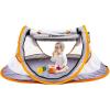 imagePoray Portable Baby Beach Tent with UPF 50 Sun ShelterMosquito Net and Sunshade Ideal Pop Up Kids Travel Tent with Carry Bag ampamp 2 StakesOutdoor Indoor Play and Sun ProtectionVibrant Orange