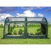 imagePorayhut Pop Up Greenhouse TentPortable XLarge Walkin Flower House Indoor Outdoor Gardening Plant Sunshine Room with PE Mesh Cloth Cover for Protecting Plant from Cold Frost ampamp Birdspop up Tunnel Large Greenhouse Tent