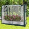 imagePorayhut Portable Greenhouse Cover with Raised Garden BedEasy Setup 724quot X366quot X606quot Gardening Flower House ampamp Plant Sunshine Room for Protecting Plant from Cold Frost Birds ampamp Insects