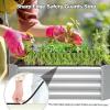 imageporayhut 6x3 Raised Garden Bed Kit Easy Setup Planter Box for Vegetable FruitMetal Galvanized Large Size Raised Bed2