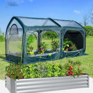 imagePop up Greenhouse with Garden Rasied Bed