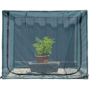 imageRound 4x4 Large Plant Mesh Cover 49FT Tall Crop Netting Cage Pest Guard Cover for Vegetables Fruits Durable Plant Gardening Net494939inches Square Net