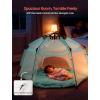 imagePortable Large Pop Up Kids Indoor Outdoor Tent with Canopy UV CoverThick Removable Floor for Sleeping Or Beach Shelter LilacTeal