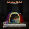 imagePortable Hexagon Kids Play Tent with LED Strip Lights Indoor Children Play House Easy Setup Space Dream Tent for Night 45 Person Large Tents amp Birthday Gifts
