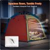 imagePortable Hexagon Kids Play Tent with LED Strip Lights Indoor Children Play House Easy Setup Space Dream Tent for Night 45 Person Large Tents amp Birthday Gifts
